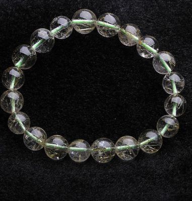 東海縣盛飾珠寶 批發供應純天然綠發晶手鏈，品質保障，實物實拍